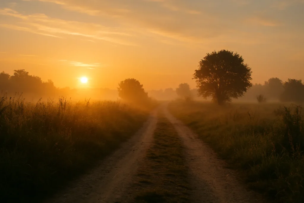 10 Enseñanzas De La Parábola De La Oveja Perdida » parábola de la oveja perdida Camino iluminado al amanecer