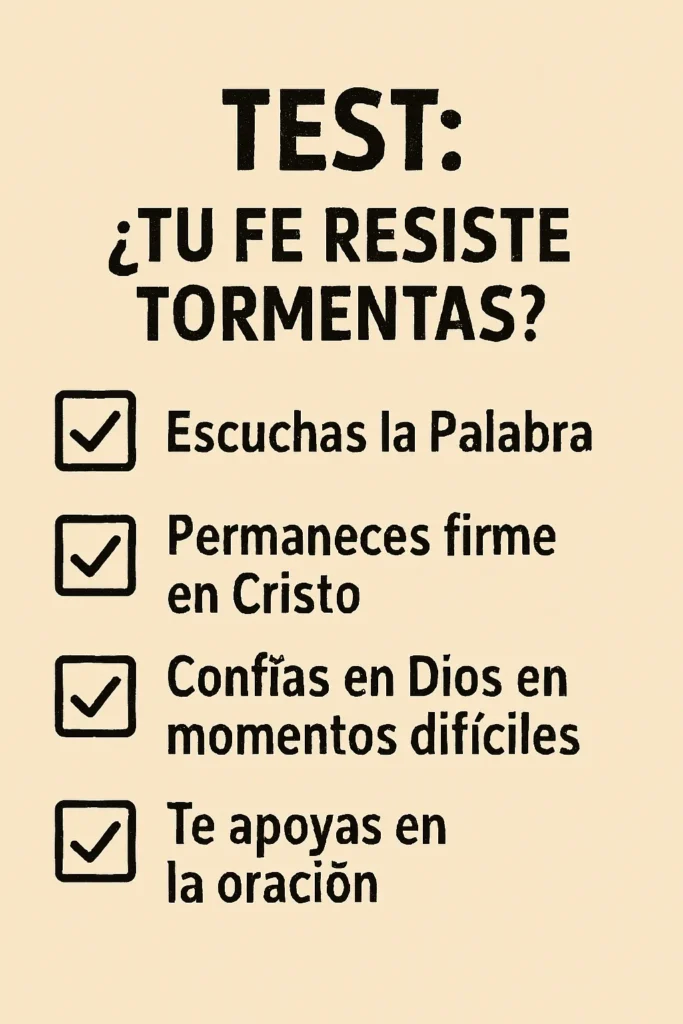 10 enseñanzas de La parábola de la casa sobre la roca (con explicación y versículo) » casa sobre la roca Examinar cimientos espirituales - 2 Corintios 13 5