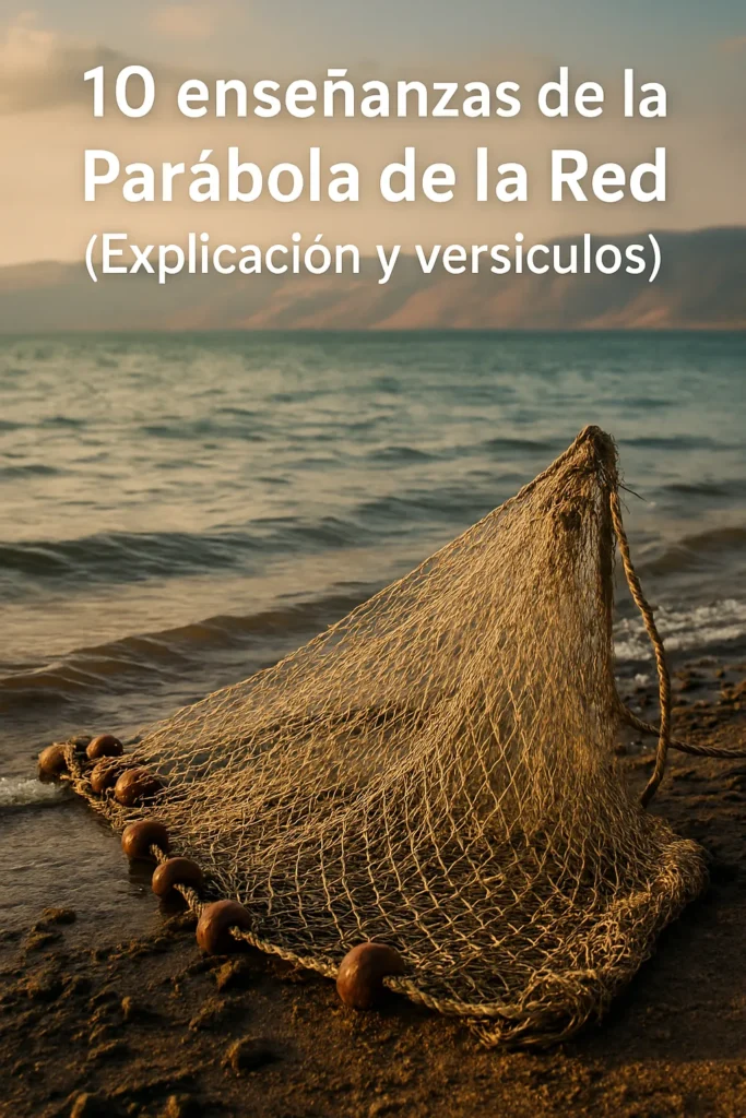 Red de pesca del siglo I en el Mar de Galilea - Contexto de la Parábola de la Red (Mateo 13 47)
