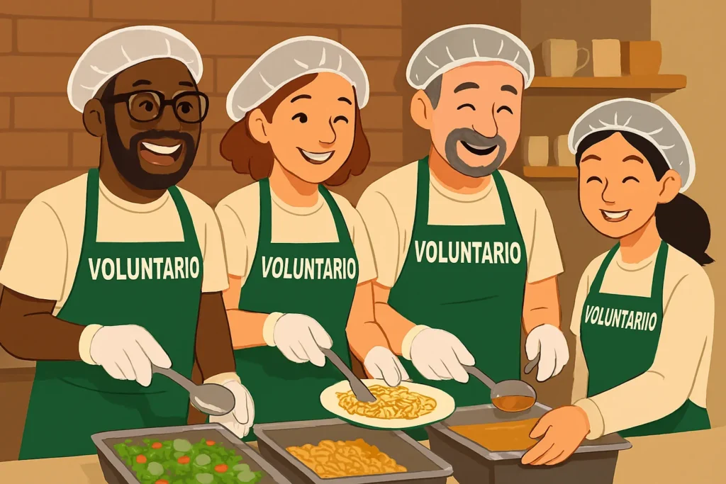 De tal manera amó Dios al mundo – Juan 3:16 explicación y cómo aplicarlo hoy » de tal manera amó Dios al mundo Voluntarios aplicando principios bíblicos en comedor comunitario