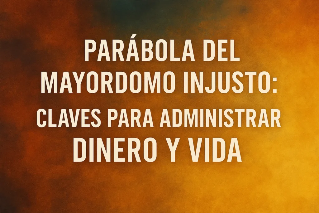 Parábola del Mayordomo Injusto: Claves para Administrar Dinero y Vida » Parábola del Mayordomo Injusto Parábola del Mayordomo Injusto