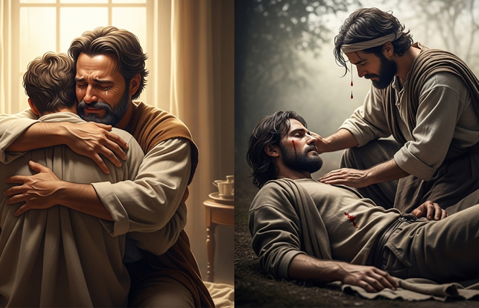 Diferencias entre la parábola del hijo pródigo y la parábola del buen samaritano