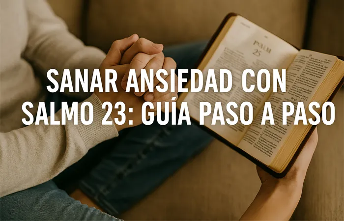 Sanar ansiedad con Salmo 23 guia paso a paso &raquo; Sanar ansiedad con Salmo 23