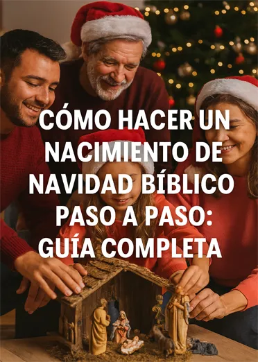Cómo Hacer un Nacimiento de Navidad Bíblico Paso a Paso