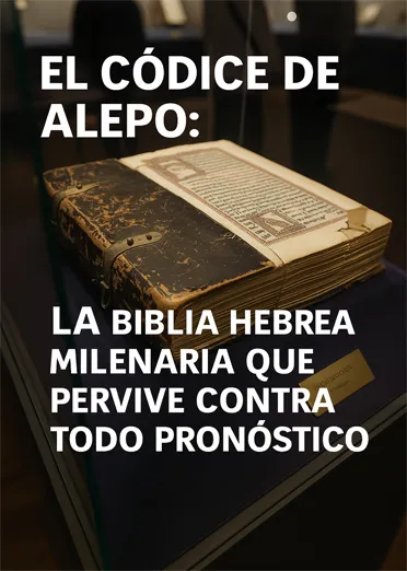 El Códice de Alepo: La Biblia Hebrea Milenaria que Pervive contra Todo Pronóstico