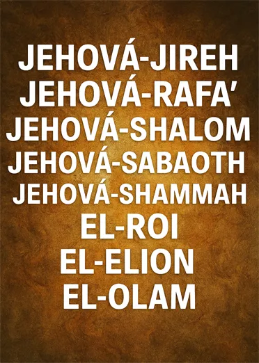 Nombres de Dios: Una Guía Completa de Sus Significados en la Biblia » nombres de Dios nombres compuestos de Dios en la biblia