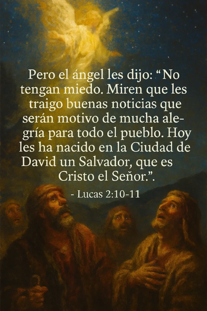 10 Mensajes Bíblicos de Navidad con Imágenes para Compartir la Esencia de la Temporada » Mensajes Bíblicos de Navidad La Gloria y la Paz Proclamadas