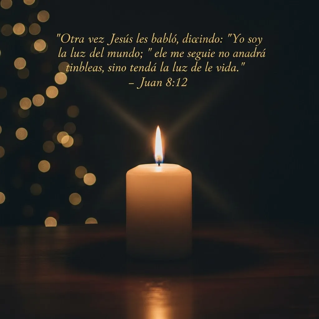 10 Mensajes Bíblicos de Navidad con Imágenes para Compartir la Esencia de la Temporada » Mensajes Bíblicos de Navidad La Luz que Vence las Tinieblas