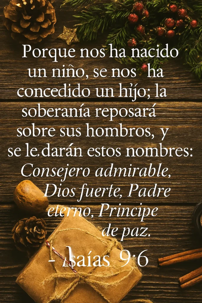 10 Mensajes Bíblicos de Navidad con Imágenes para Compartir la Esencia de la Temporada » Mensajes Bíblicos de Navidad La Promesa del Príncipe de Paz