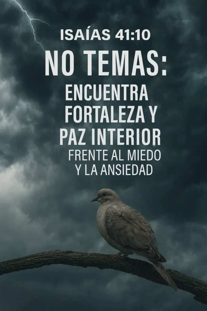 Isaías 41:10 No Temas: Encuentra Fortaleza y Paz Interior Frente al Miedo y la Ansiedad » Isaías 41 Isaías 41:10 No Temas: Encuentra Fortaleza y Paz Interior Frente al Miedo y la Ansiedad