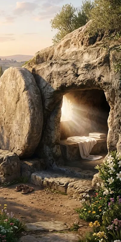 Sepulcro vacío, símbolo de la resurrección